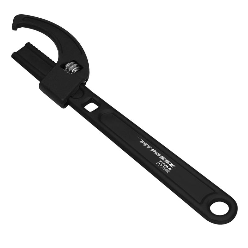 Pit Posse PP2649 Adjustable Steering Stem/Spanner/Castle Nut Wrench with 3/8 Drive Cutout for a Torque Wrench - Fits Most Bikes Range 22-70mm - Made of Steel - Automotive Tools - Image 3